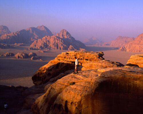 Desert a explorer en trek