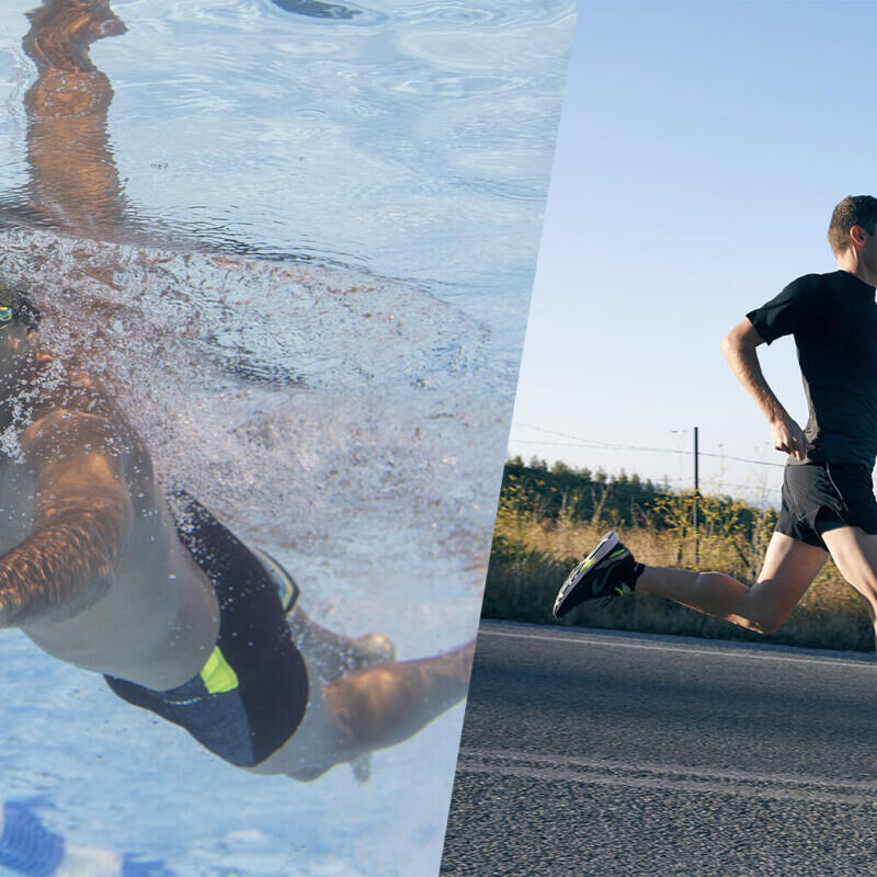 Que choisir pour maigrir : natation ou running 