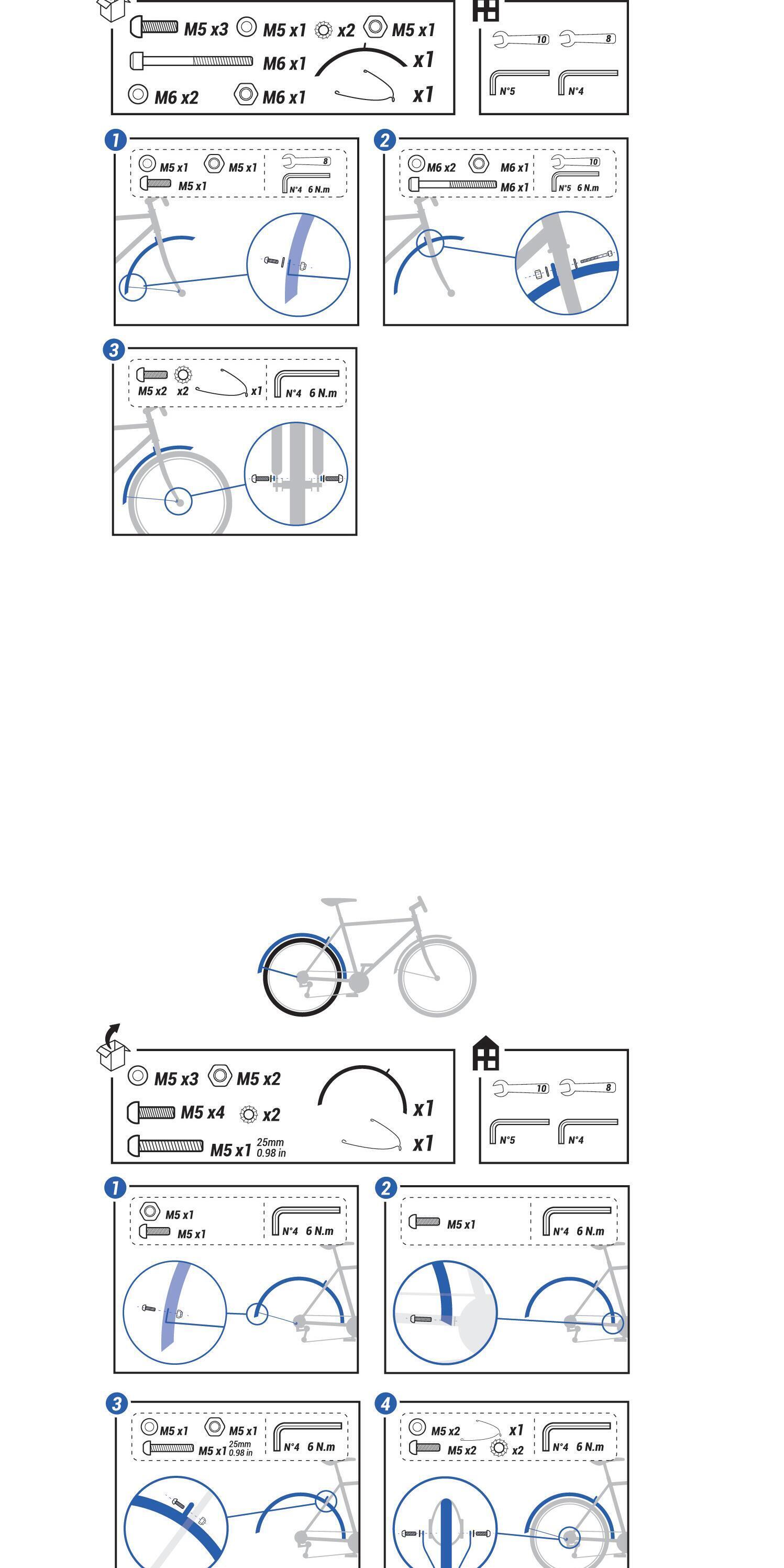 como-montar-os-guarda-lamas-bicicleta-de-trekking