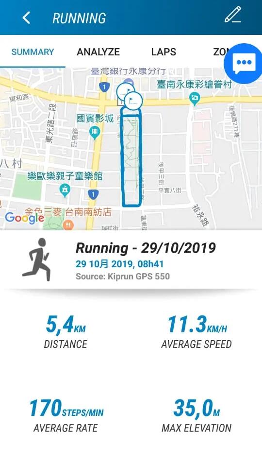 迪卡儂防水跑步GPS心率錶 KALENJI Kiprun GPS 550