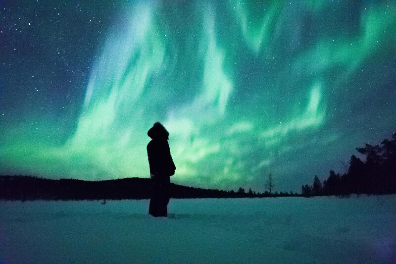 Op trektocht naar de aurora borealis