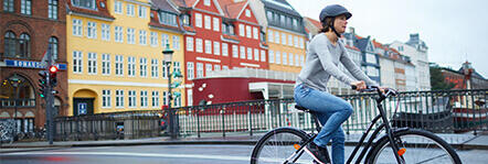 Andar de bicicleta na cidade