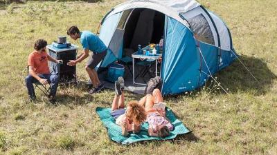 camping and hiking equipment