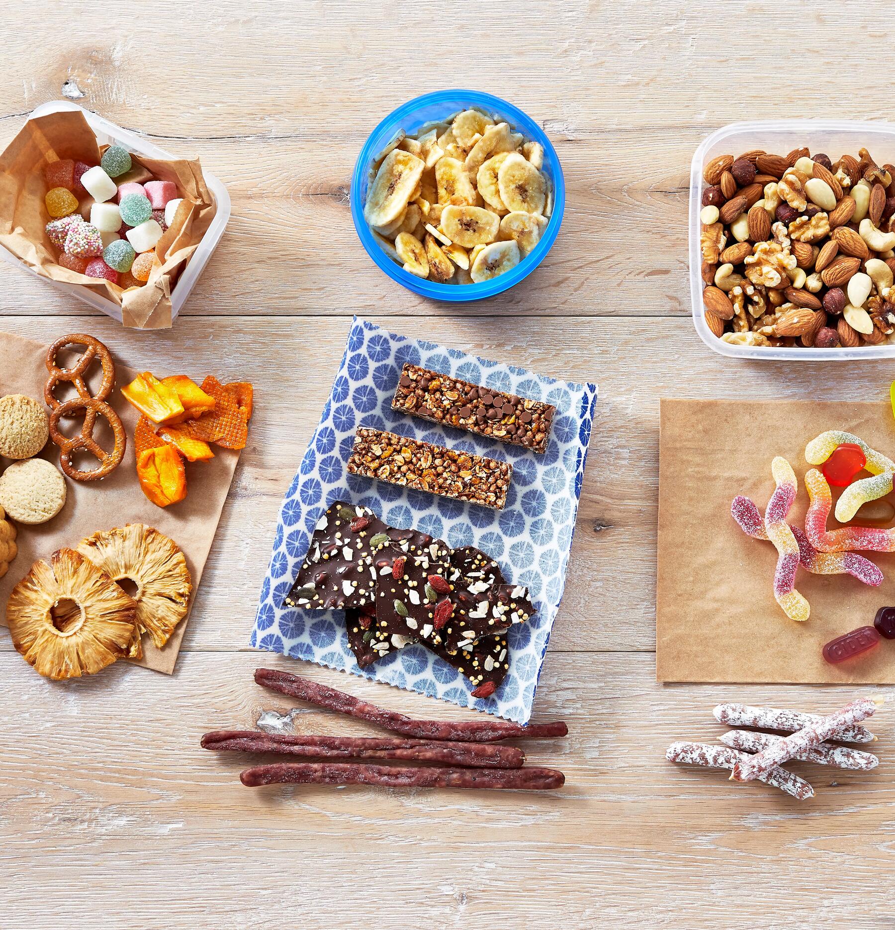 Snack Pack voor een trektocht 