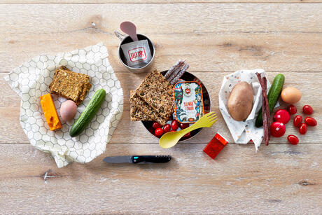 Lunch pack voor trektocht Lunch pack voor trektocht