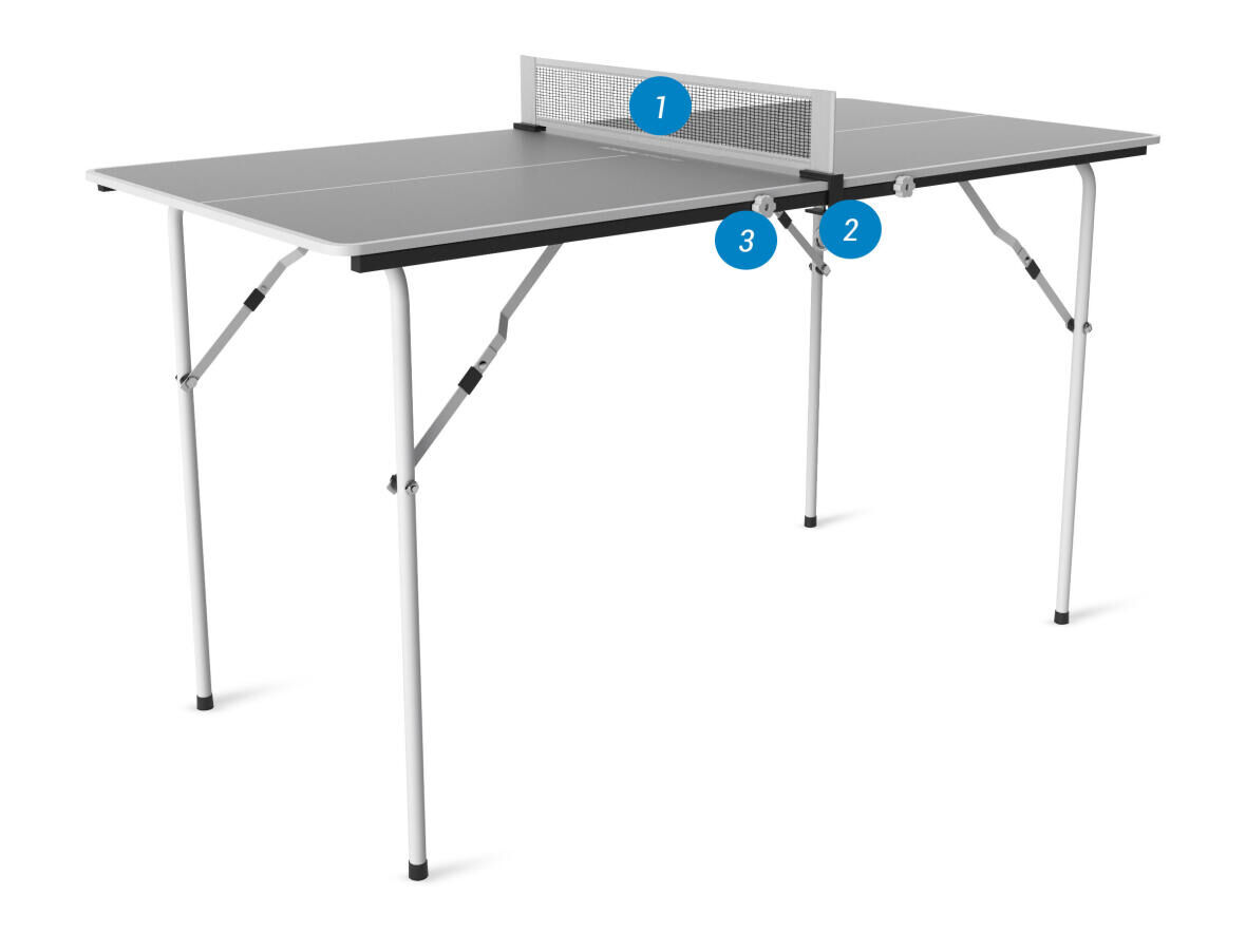 Table ping pong PPT 130 small indoor SAV Decathlon Pongori