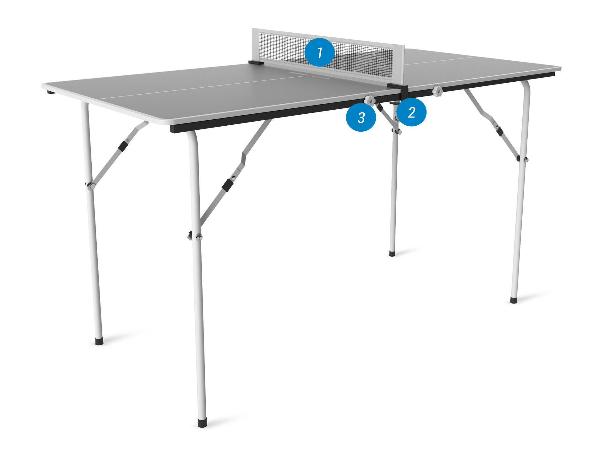 Table ping pong PPT 130 small indoor SAV Decathlon Pongori