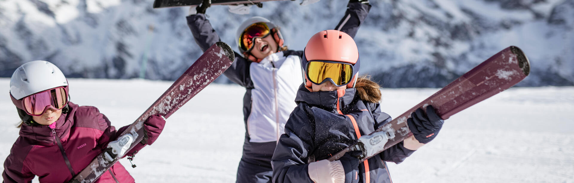 Como vestir as crianças de forma adequada para o ski?