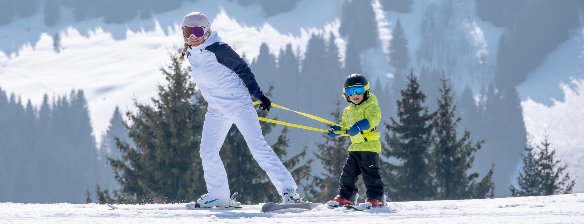 Comment utiliser le harnais d'initiation de ski pour enfant ? 