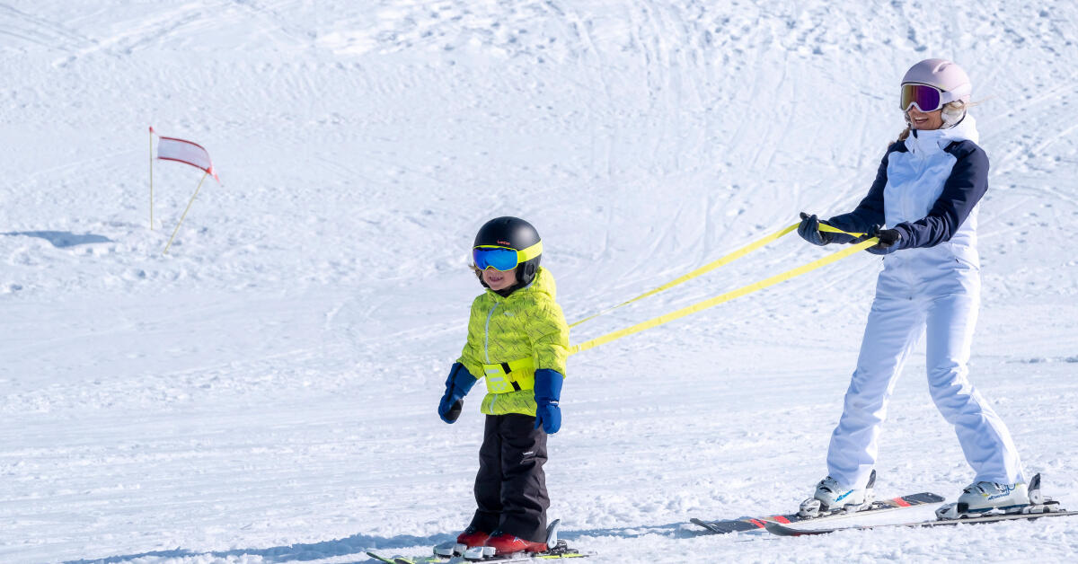 TRYSKI, chasse-neige, apprentissage, harnais de ski enfants
