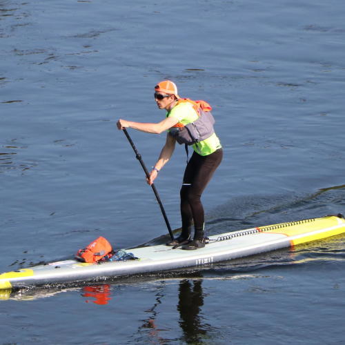 gilet di idratazione e galleggiamento per canoa