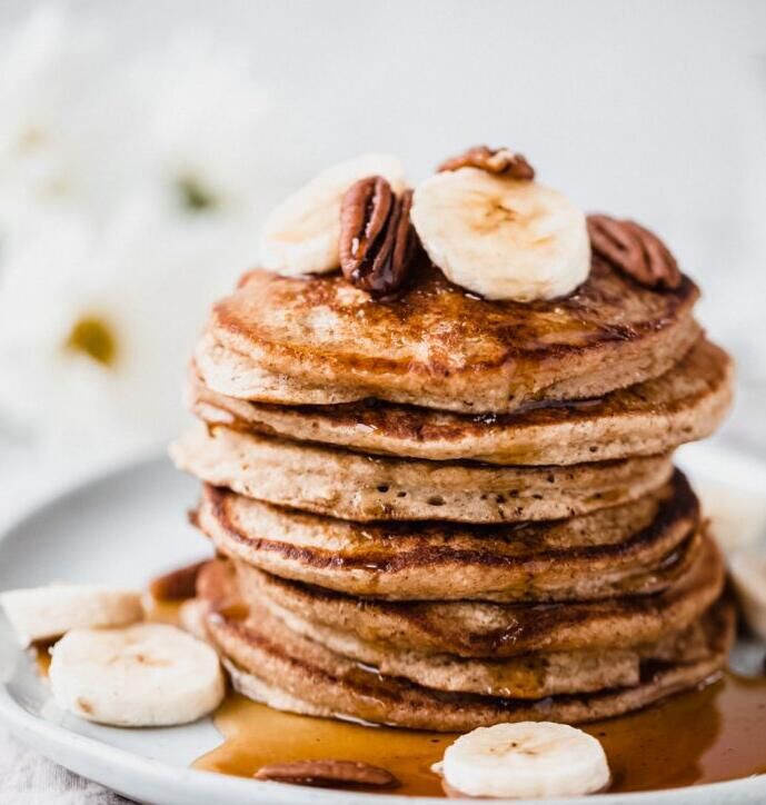 Recette healthy, sans gluten et sans lait : Pancakes à la banane