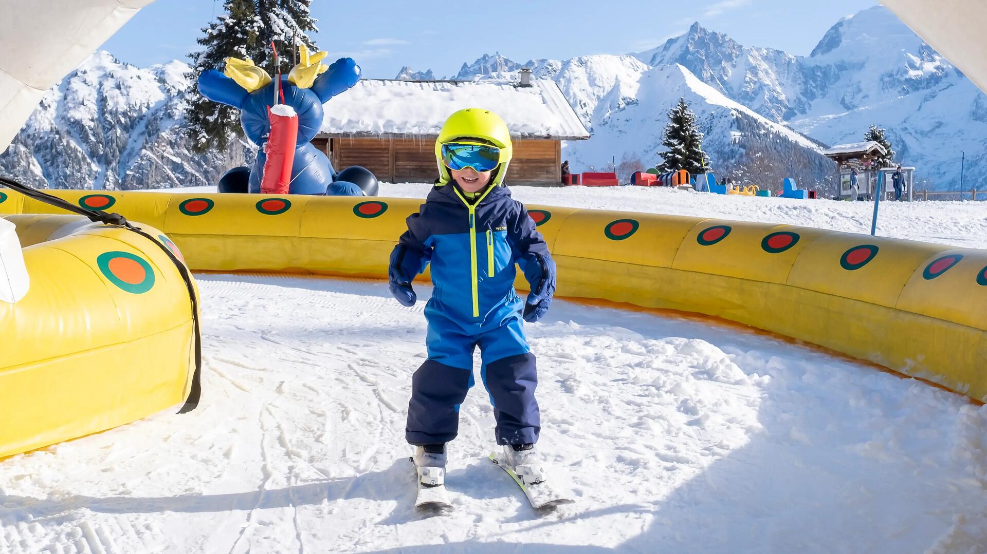 child 3 to 6 years old winter sports