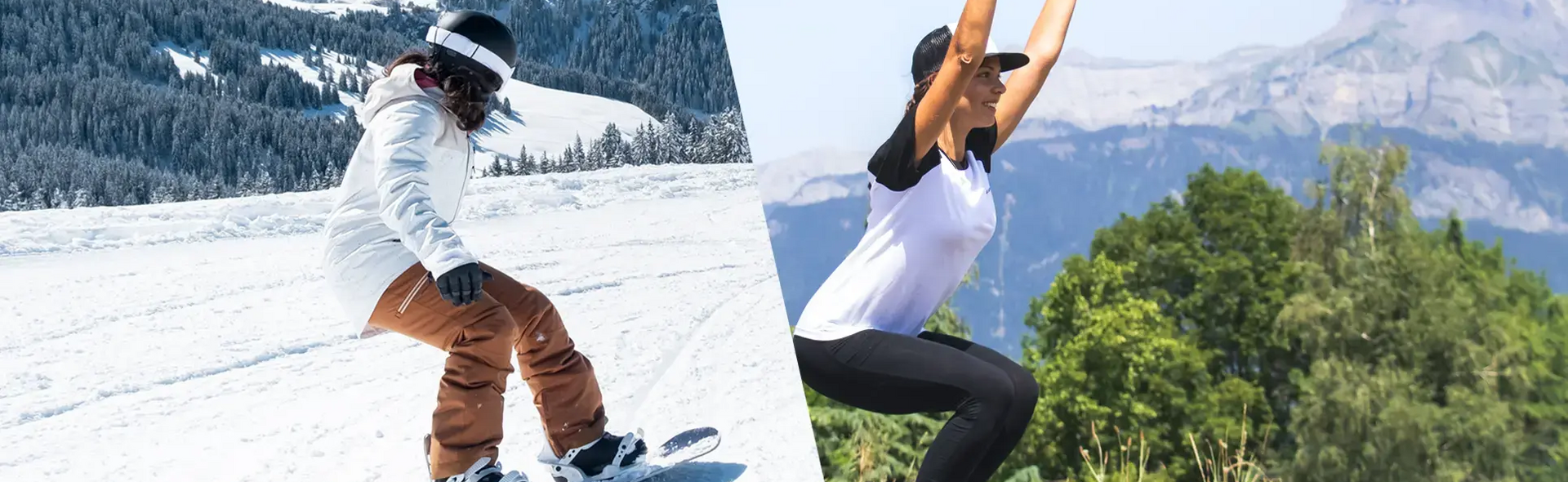 yoga and snowboarding retreats