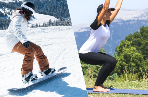 Pratique du yoga après le snowboard 