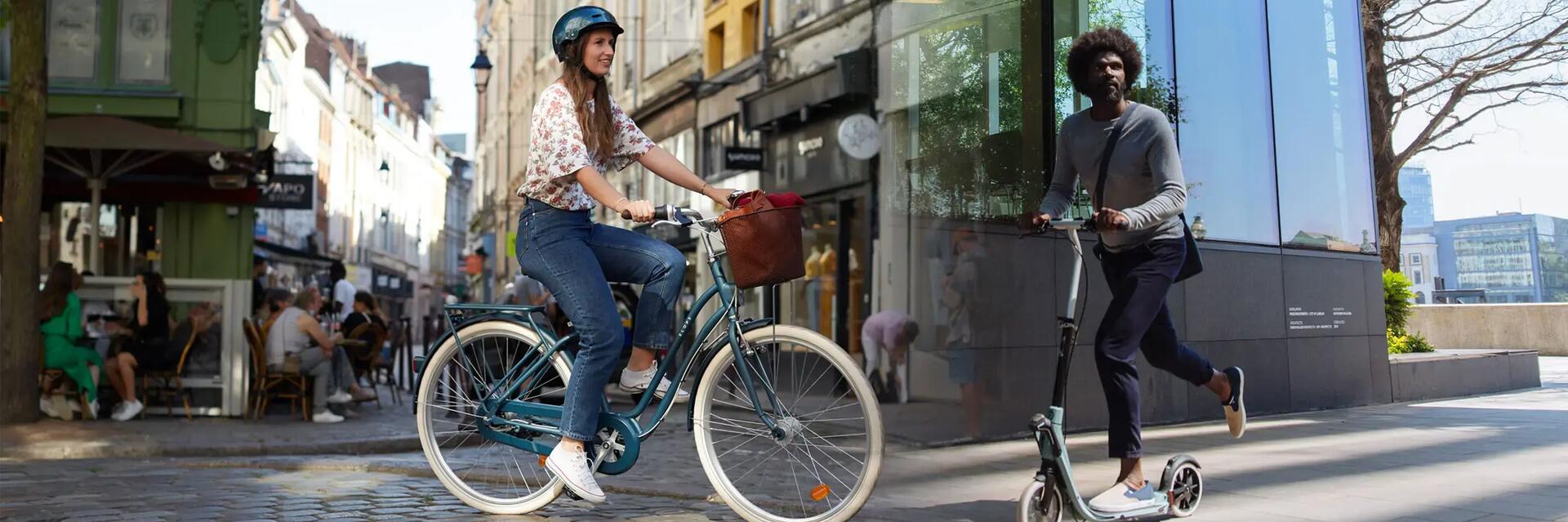 bicicleta o patinete cual elegir