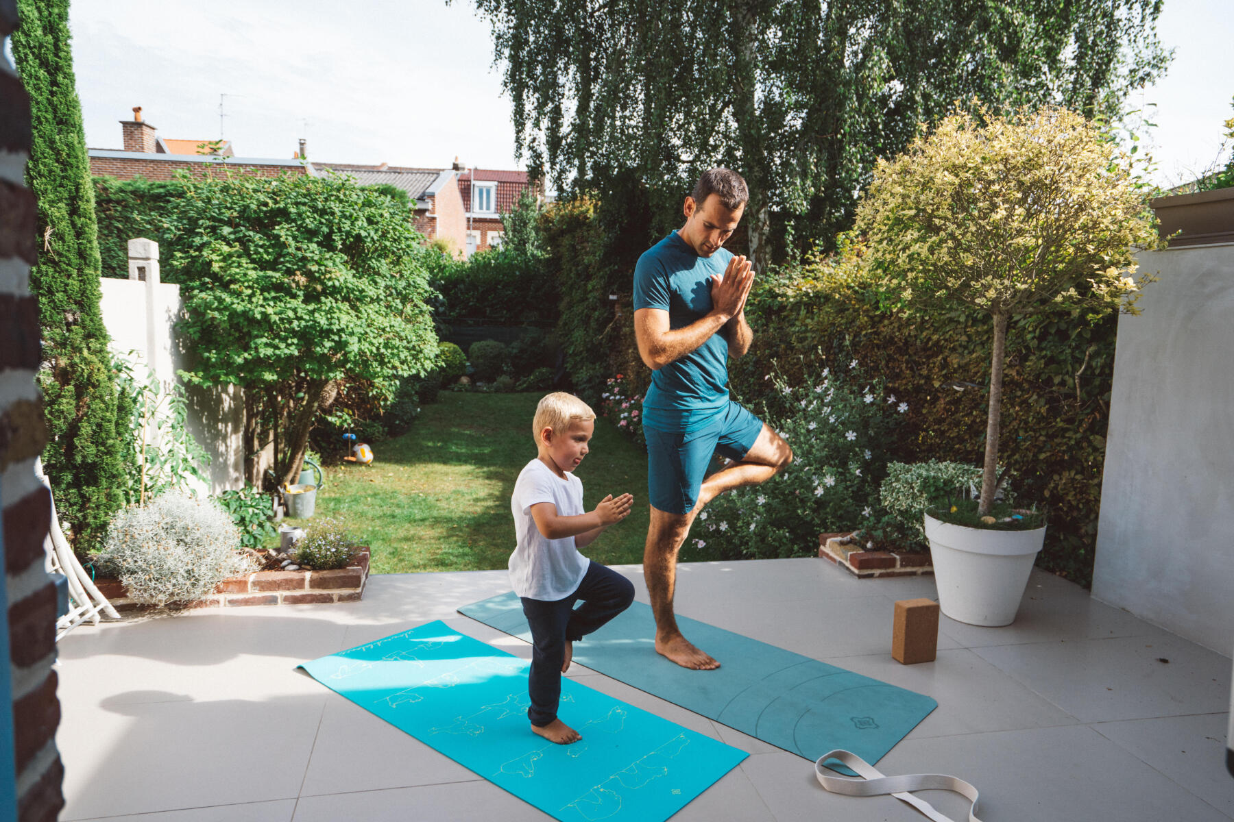 Tapis de yoga et de fitness pour la maison et le jardin, dans de