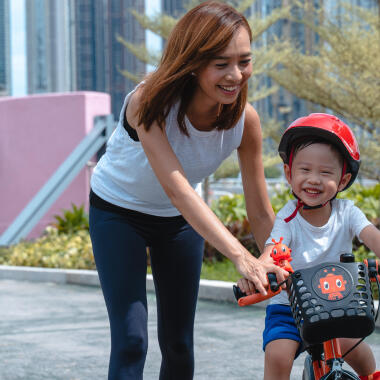 Teach your child to ride a bike
