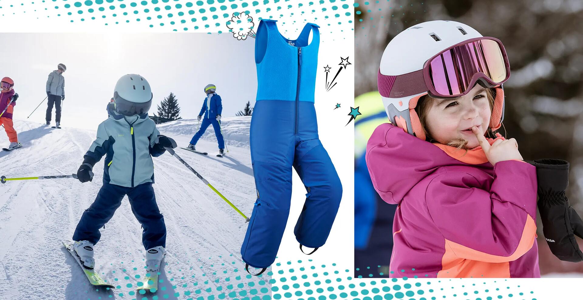 PANTALON DE SKI ENFANT PULL N FIT 