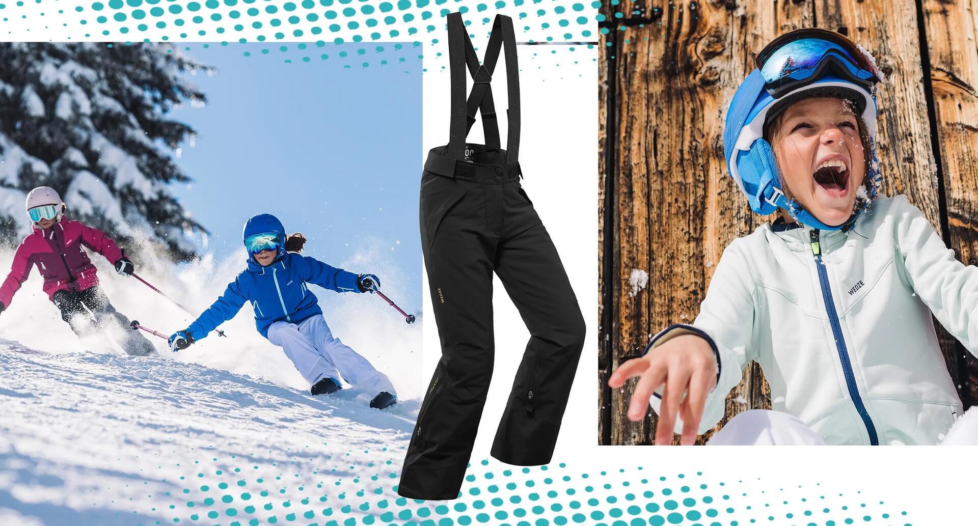 PANTALON DE SKI ENFANT PULL N FIT 