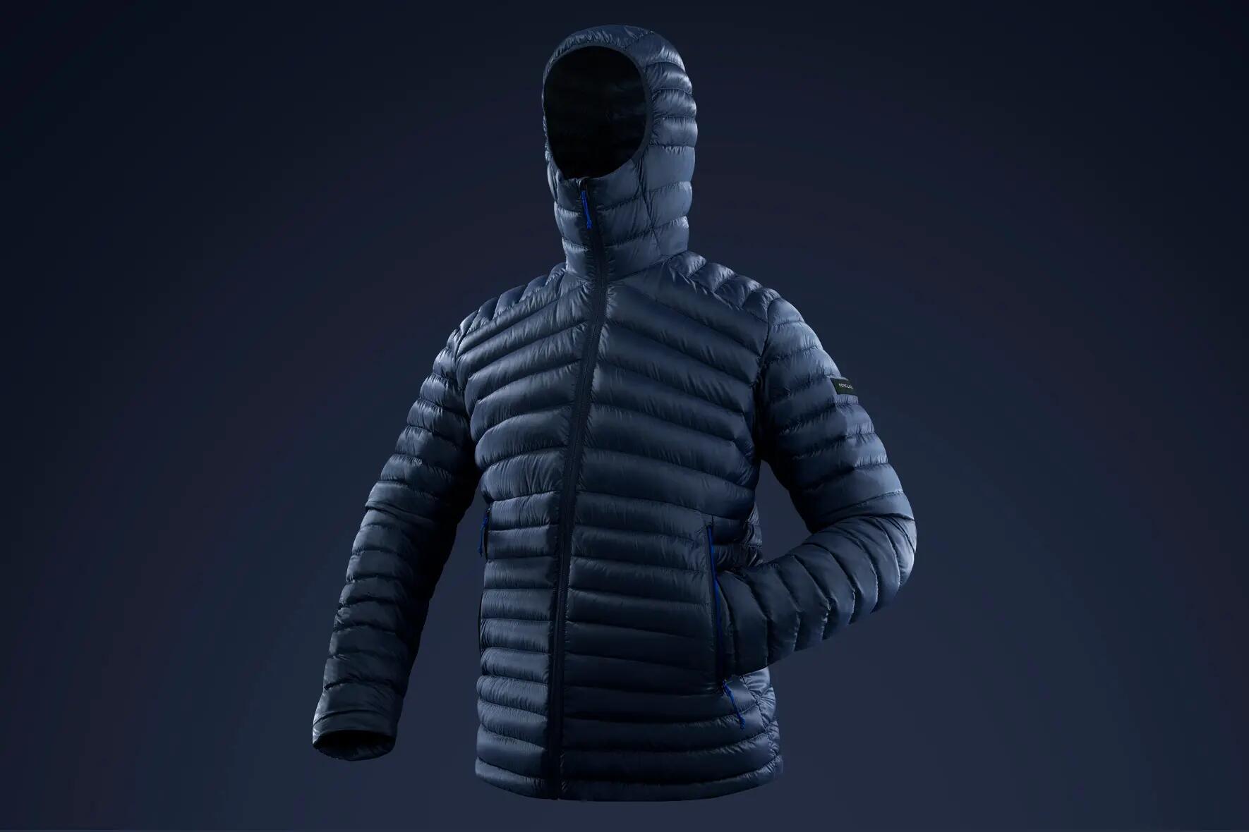 Doudoune a capuche en duvet de trek montagne MT100 5 C Homme FORCLAZ Decathlon