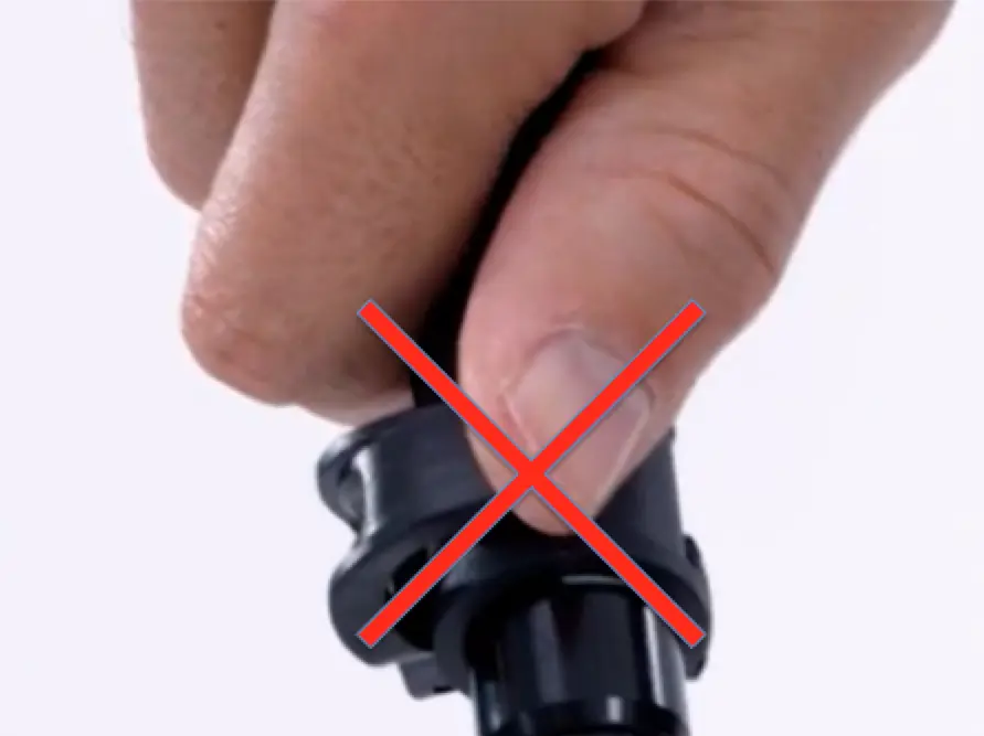 desdobrar bastão de caminhada ultra compacto 3 hastes