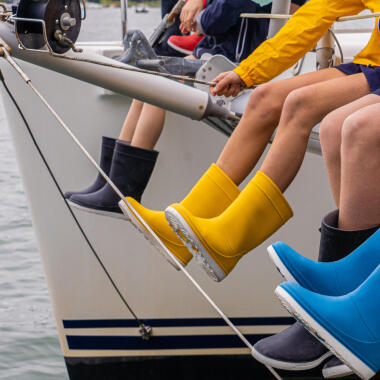 Botte de pluie enfant 100 bleu marine - Decathlon