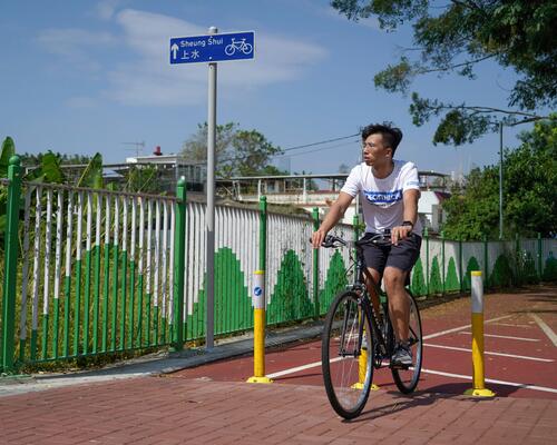 Hong Kong New Cycle Route Between Sheung Shui and Yuen Long
