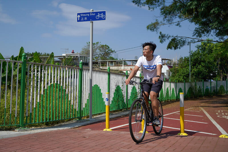 Enjoy a bike ride from Sheung Shui, Yuen Long to Tuen Mun 