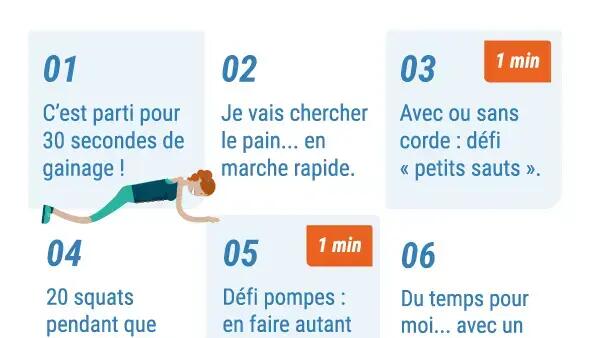 1 mois pour garder la forme ! 