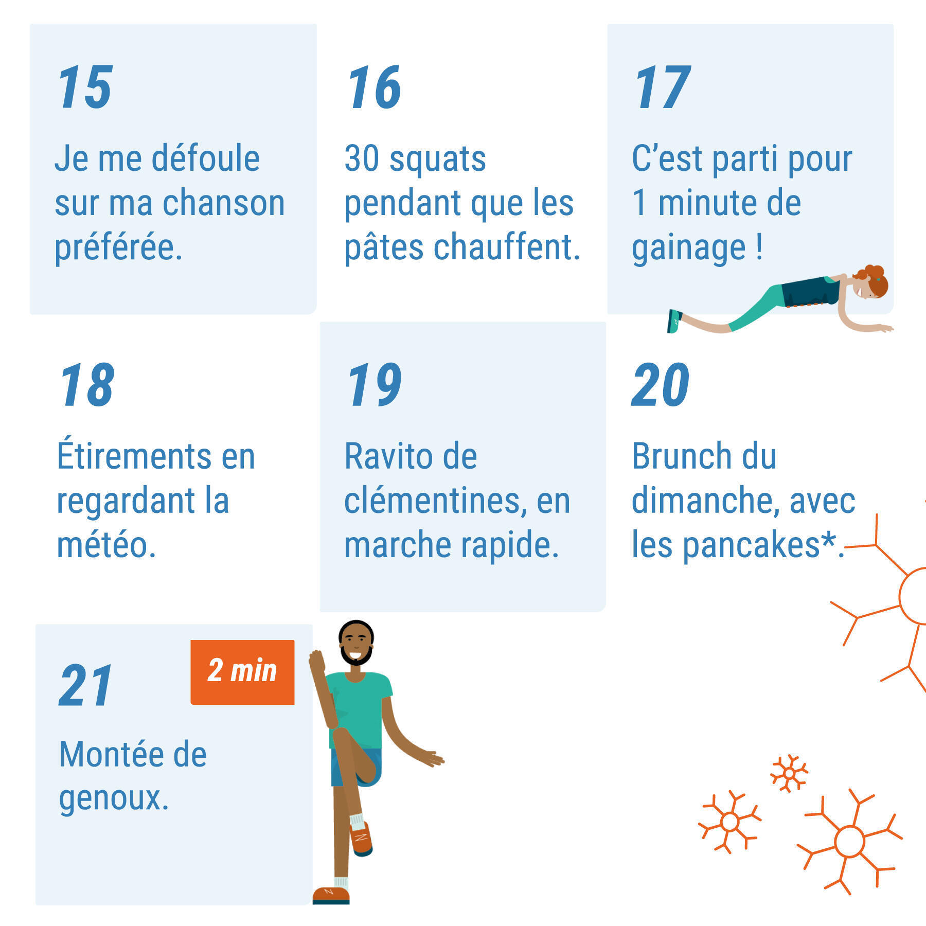 1 mois pour garder la forme ! 