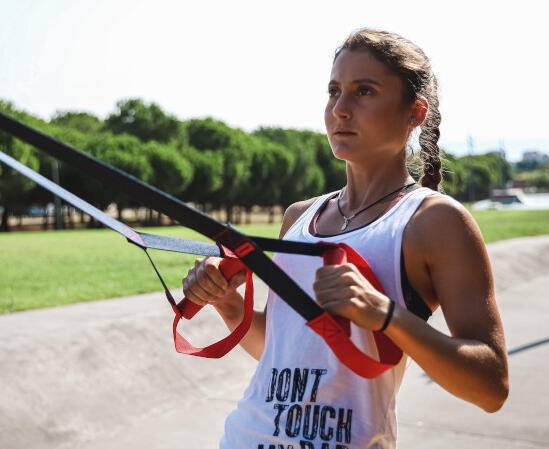 cours avec des sangles decathlon