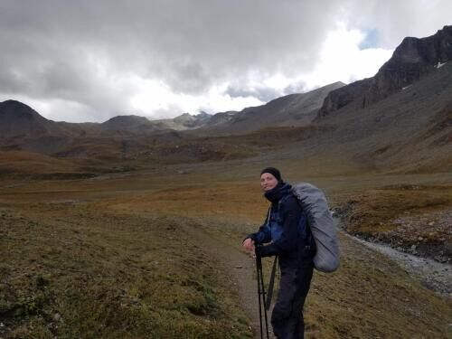 At the heart of the Vanoise mountain range, trekking around the glaciers