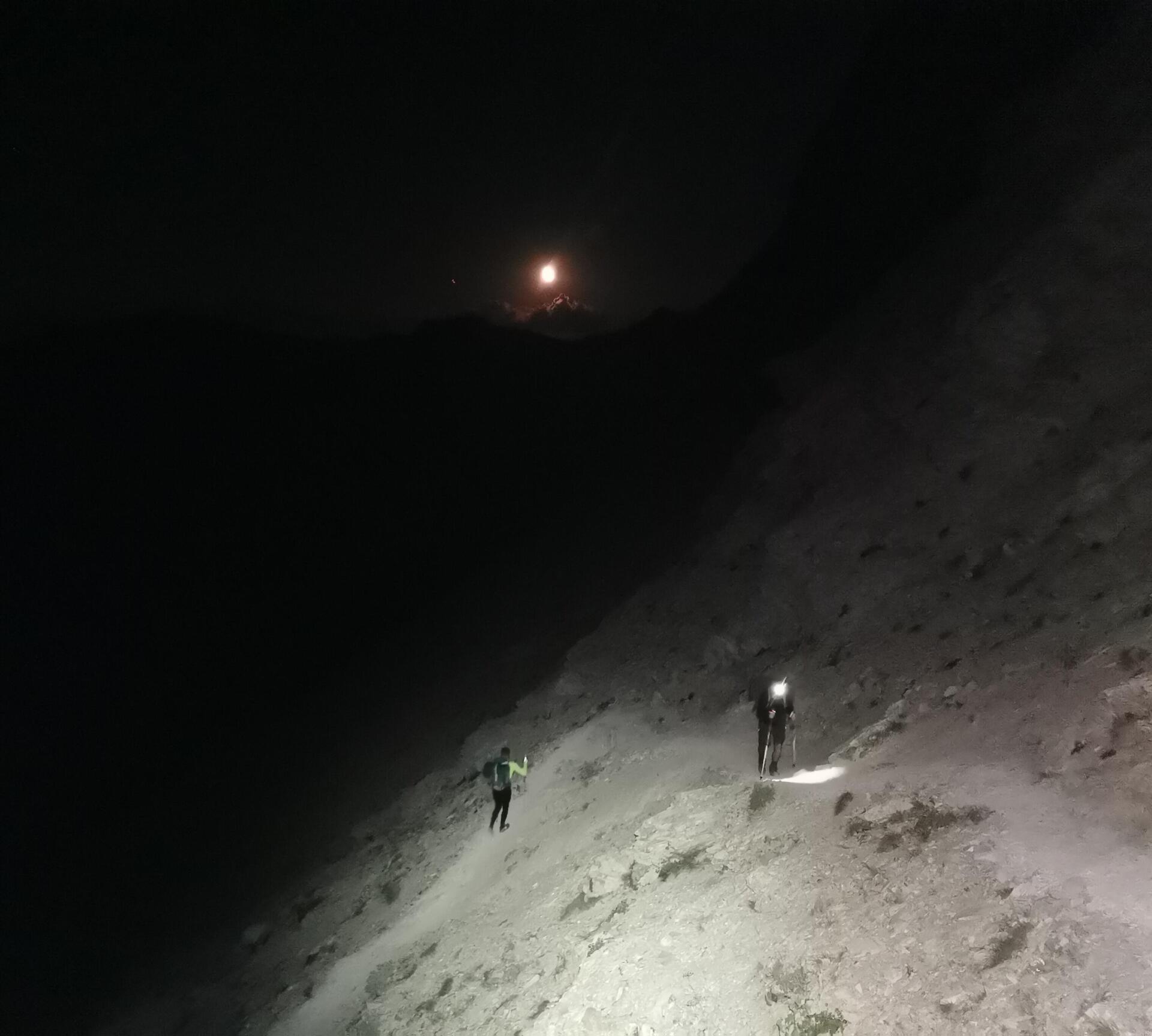 ascension de nuit du mont pelat