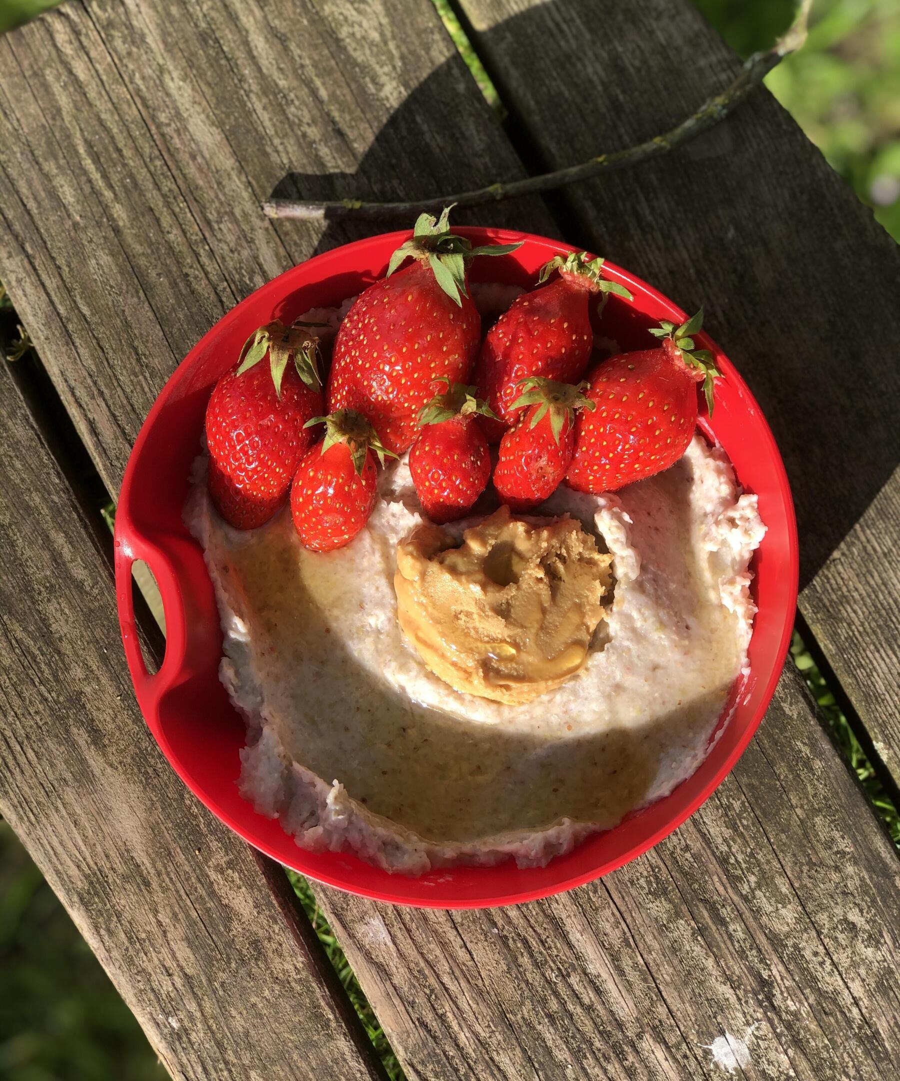 Recette de compote fraise pomme pour bébé - Cubes & Petits pois