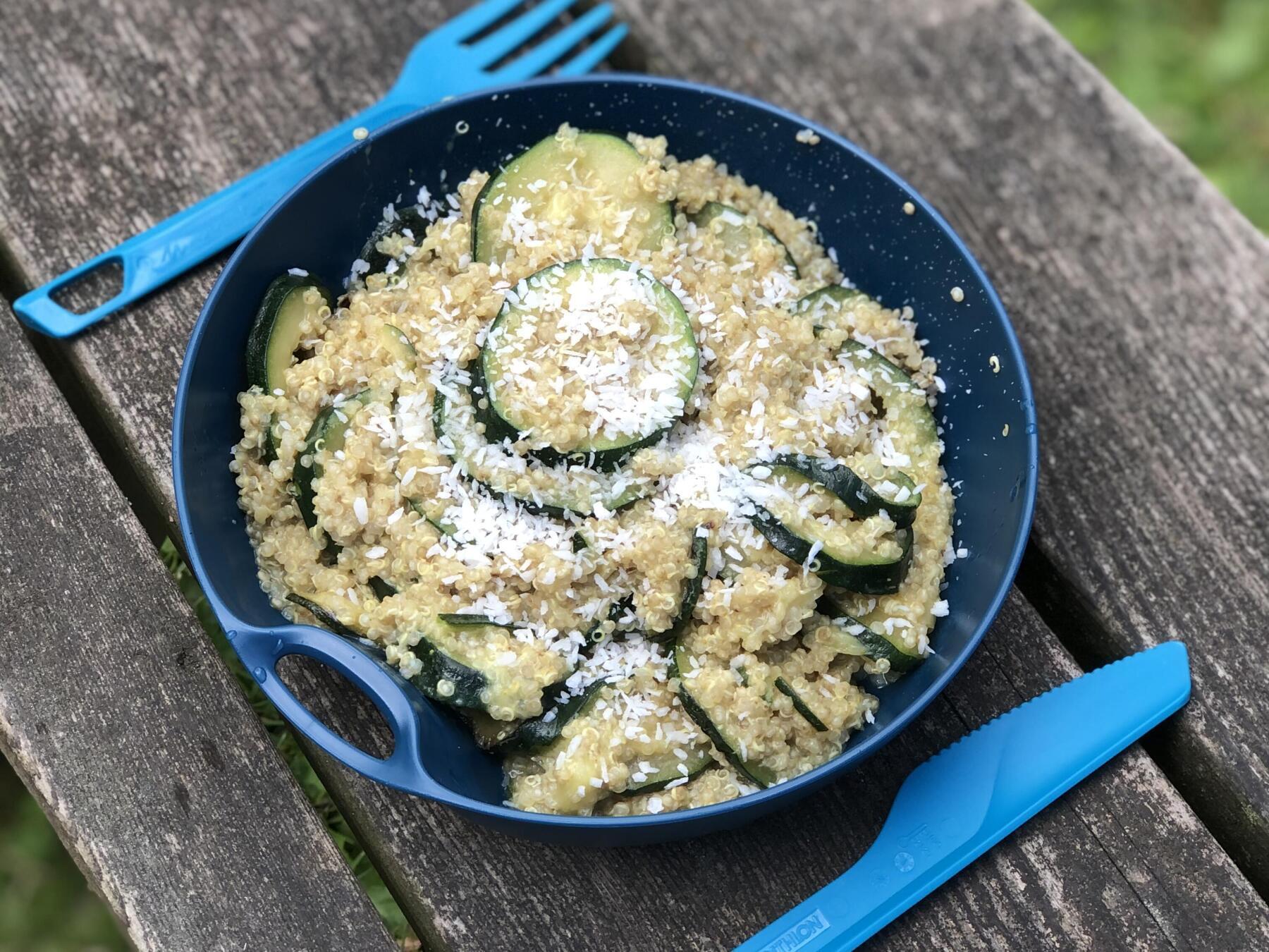 QUINOA & COURGETTES AU CURRY