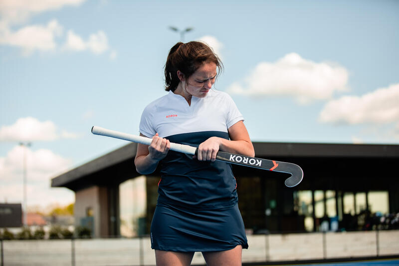 Van welk materiaal wordt een hockeystick gemaakt?