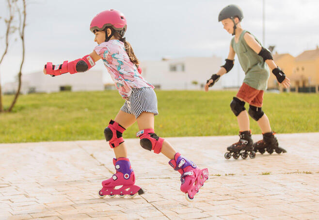 OXELO Casque enfant roller skateboard trottinette B100 rose - Alger Algérie