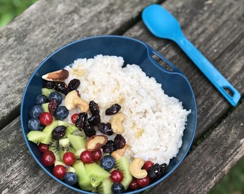 COCONUT MILK RICE PUDDING