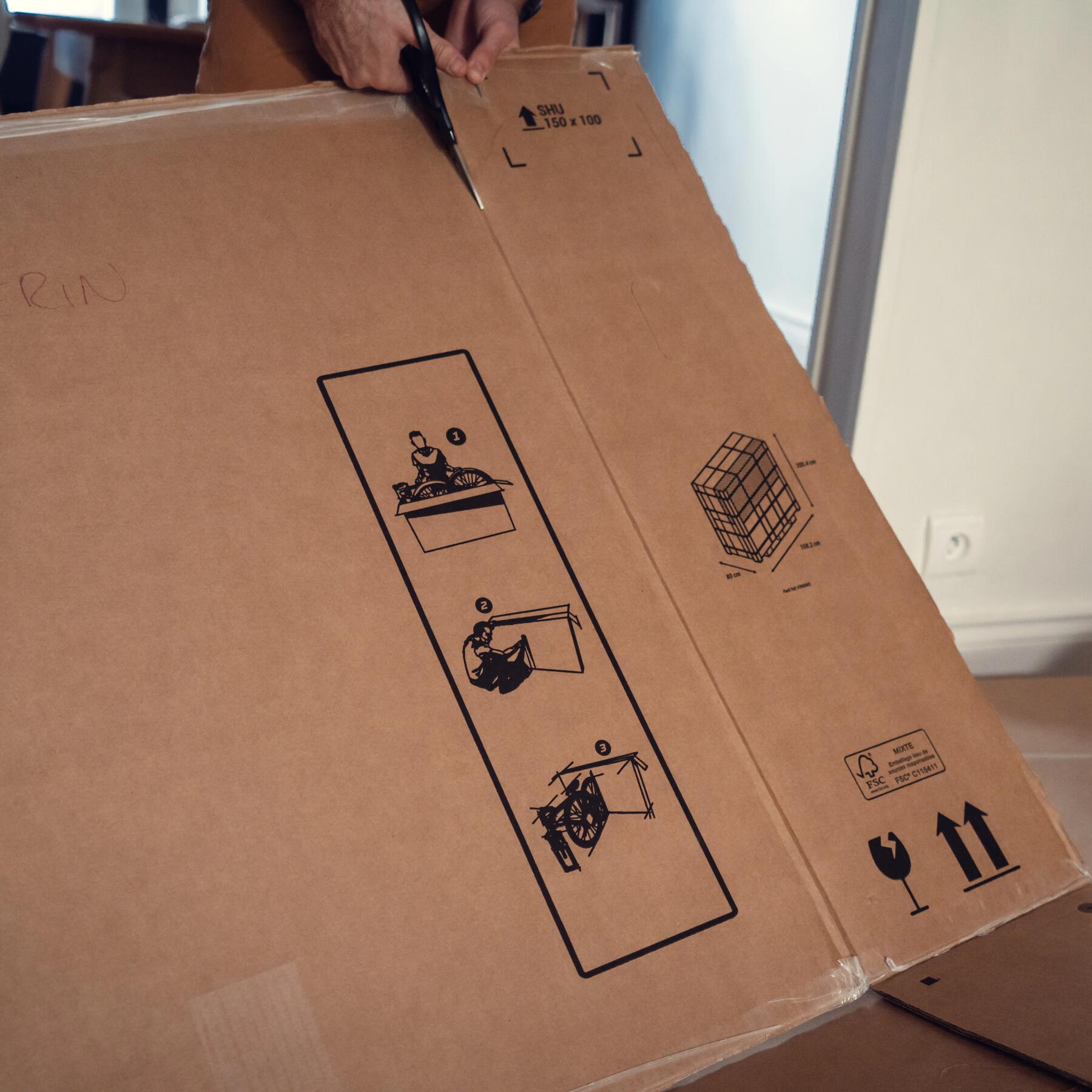 Que faire de votre carton d emballage apres la livraison de votre velo