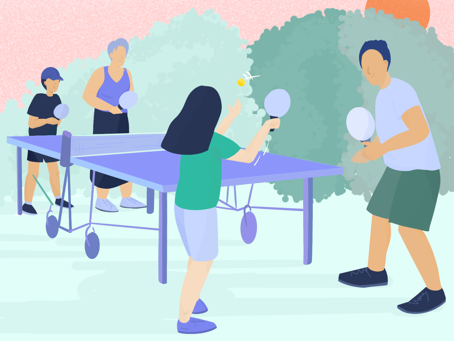 Ensemble D'entraîneur De Tennis De Table, Jouets Interactifs Pour Parents  Et