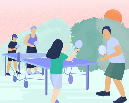 Les bienfaits du ping-pong chez les personnes âgées