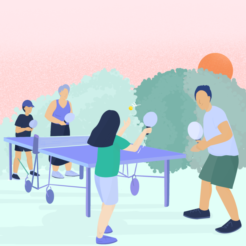 Les bienfaits du ping-pong chez les personnes âgées