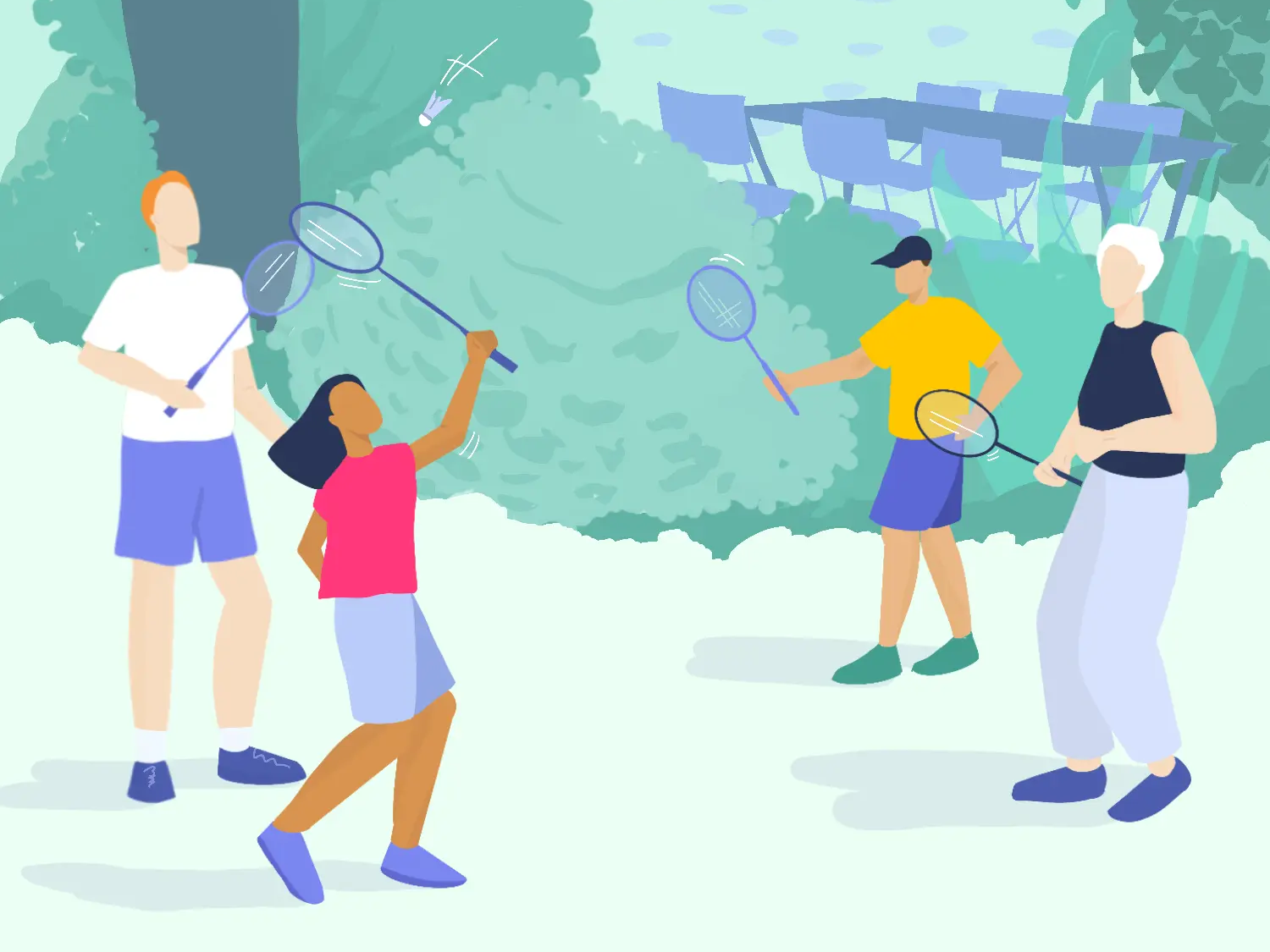 Badminton, billard, tennis de table : des bienfaits au service des séniors