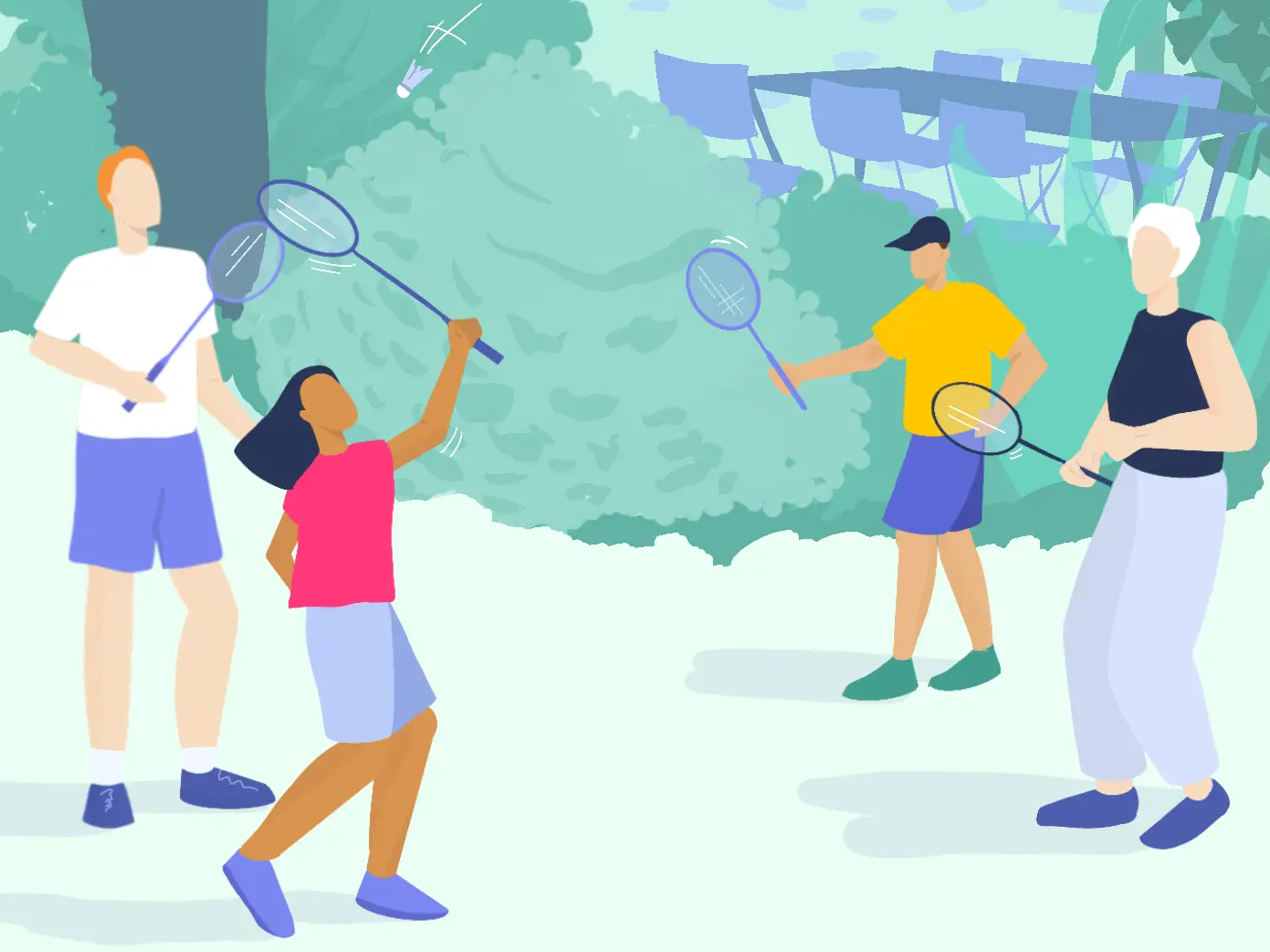 Badminton, billard, tennis de table : des bienfaits au service des séniors