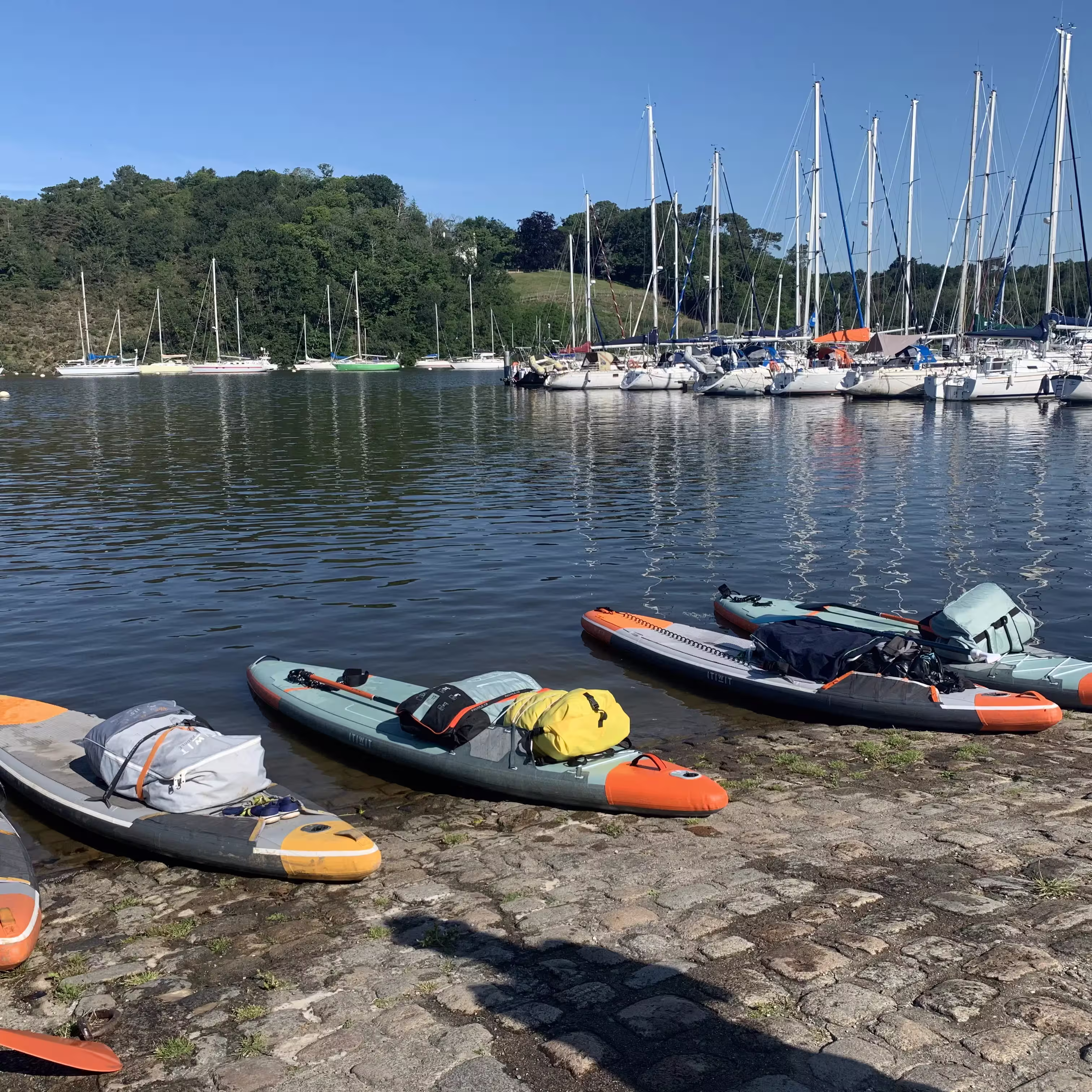 Photo de arrivé au port en Kayak © Photo de arrivé au port en Kayak