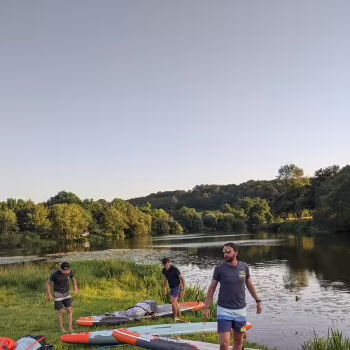 Photo de Guillaume et ses amis en paddle © Photo de Guillaume et ses amis en paddle