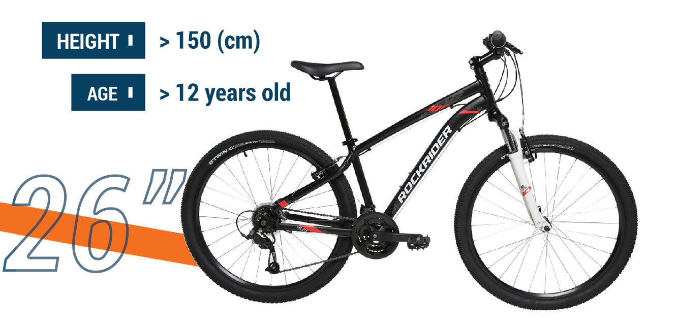 It's time to change to 26 inch bike