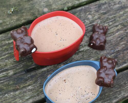 HOT CHOCOLATE WITH MARSHMALLOW BEARS