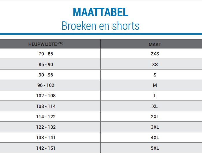 Hoe kies ik de juiste maat voor sportkleding?